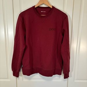 poc crewneck pullover sweatshirt 100% cotton unisex size medium